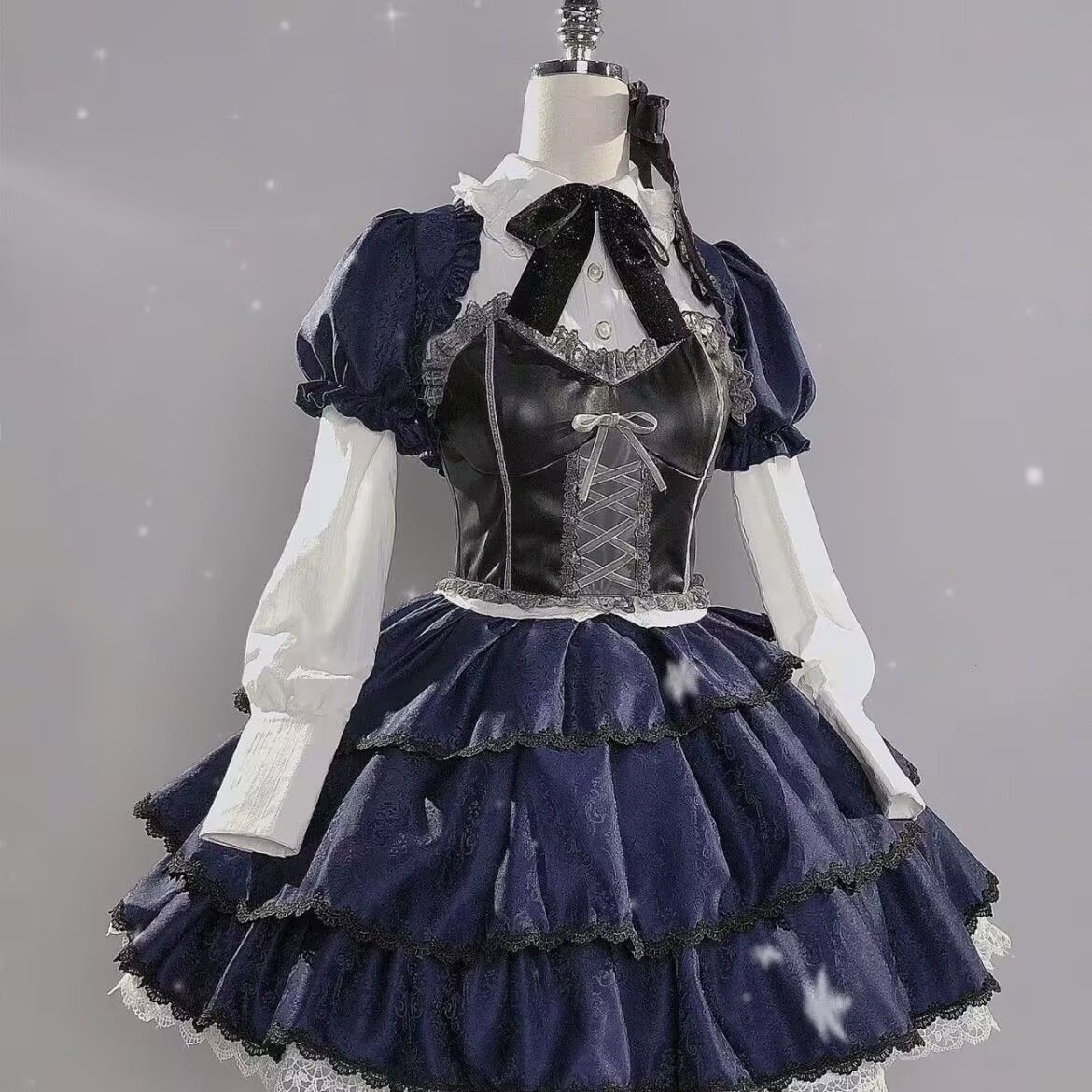 Summer Clothing For 60 Year Old Woman - gaun animasi cosplay pola gelap tengah