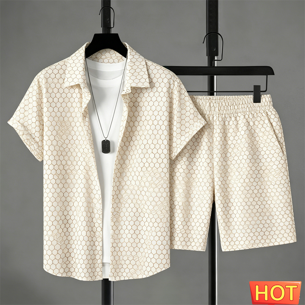 Summer Clothing Haul - Setelan Kemeja Pria Musim Panas Setelan