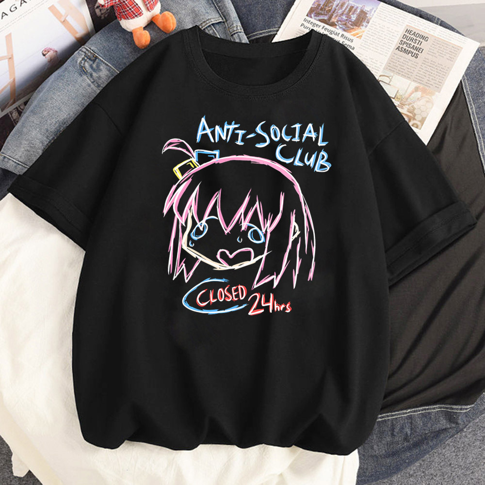 Summer Clothing Teens - Bocchi The Rock Shirt Remaja 2000-an