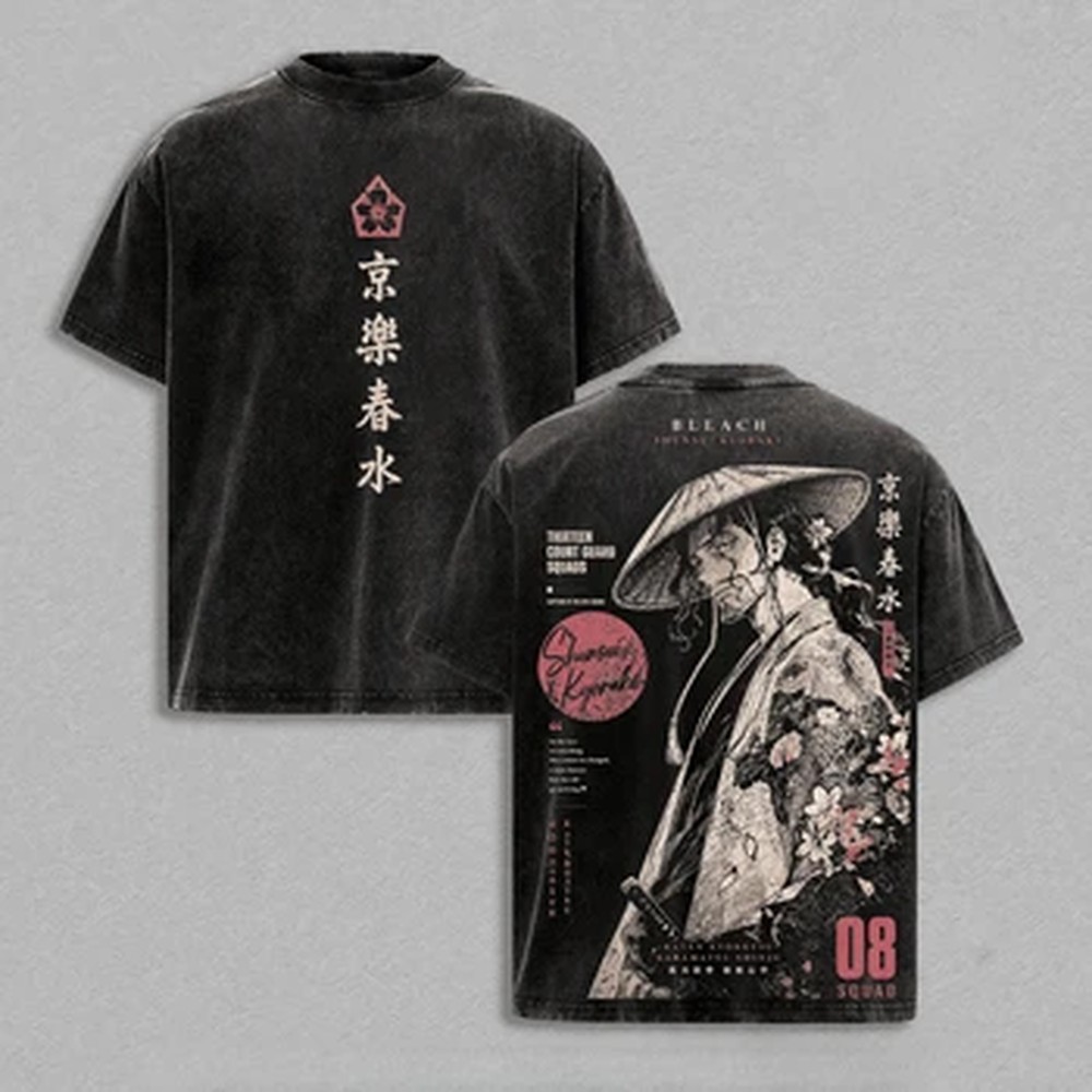 Kaos Anime BLEACH Kyoraku Shun - Summer Clothing For 60 Year Old Woman ulasan dan harga