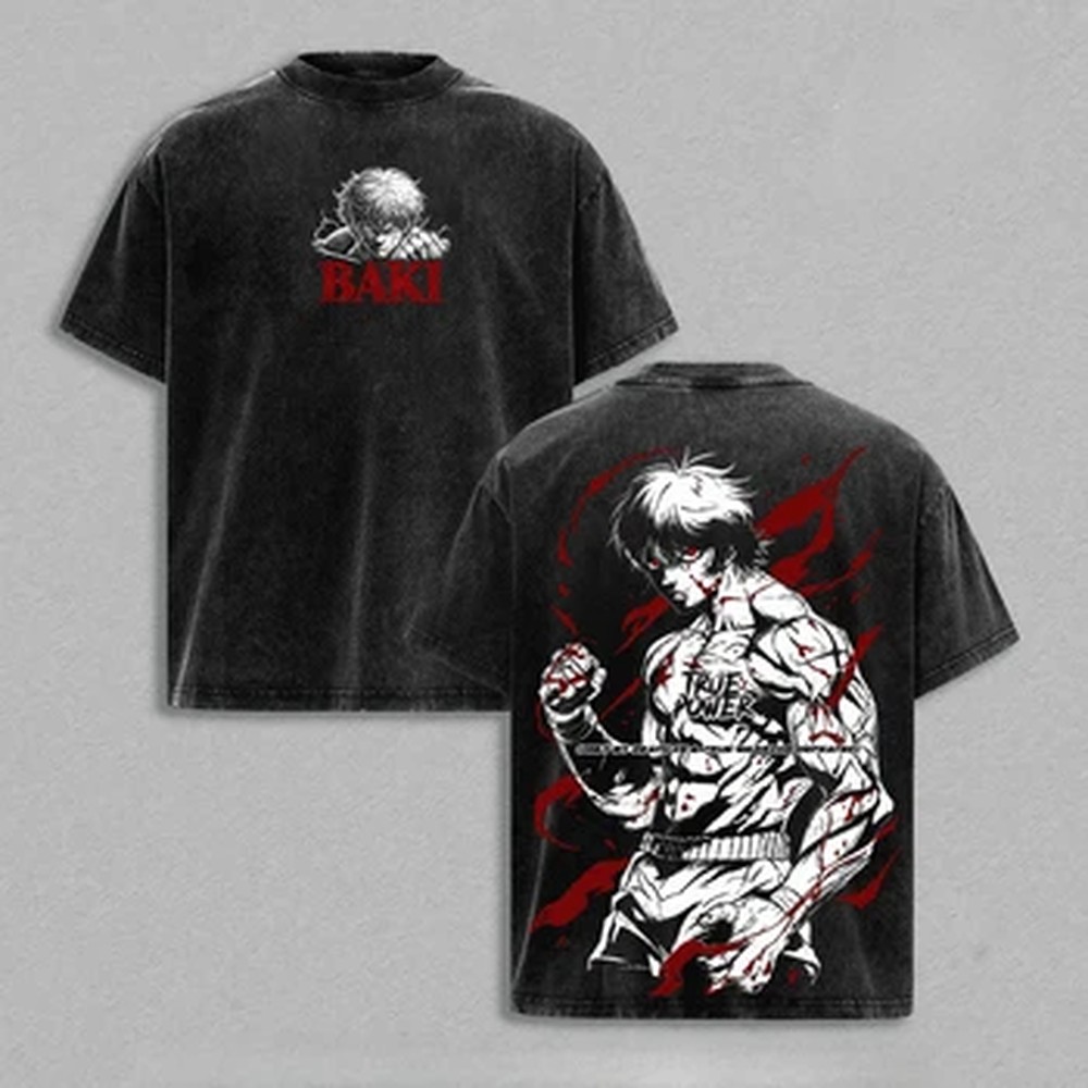 Summer Clothing Italy - Kaos Anime Jepang Baki, Kaos Gothic