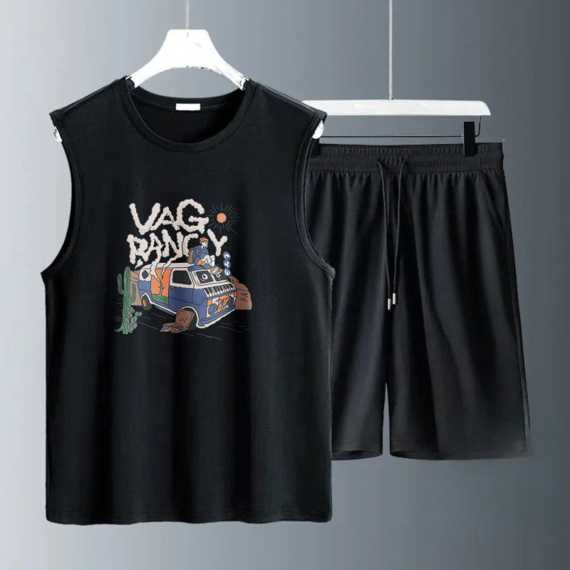 Set Tank Top Pria Musim Panas  - Summer Clothing Men ulasan dan harga