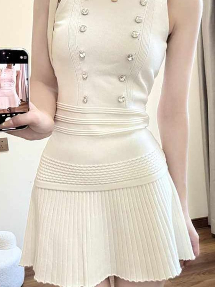 Set Dua Potong Rok Pendek Lipi - Summer Clothing In French ulasan dan harga