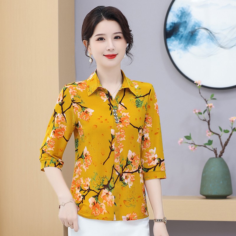 Kemeja lengan pendek wanita, b - Summer Clothing For 60 Year Old Woman ulasan dan harga