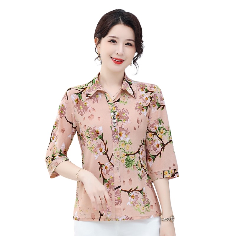 Kemeja lengan pendek wanita, b - Summer Clothing For 60 Year Old Woman ulasan dan harga