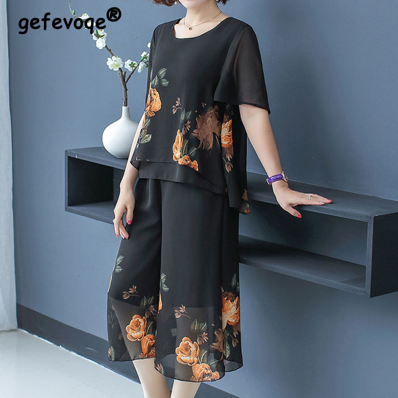 Set Pendek Renda Motif Bunga F - Summer Clothing For 60 Year Old Woman ulasan dan harga