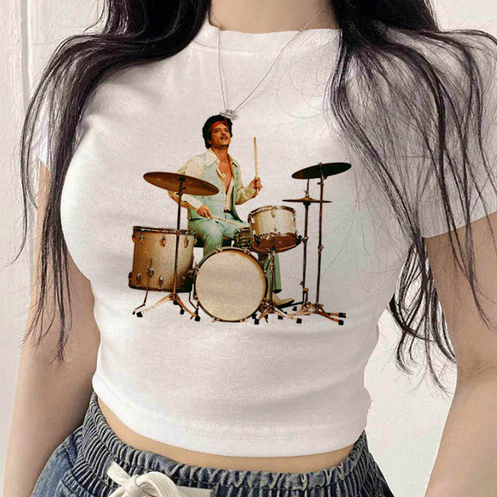 Bruno Mars crop top teen anime - Summer Clothing Teens ulasan dan harga
