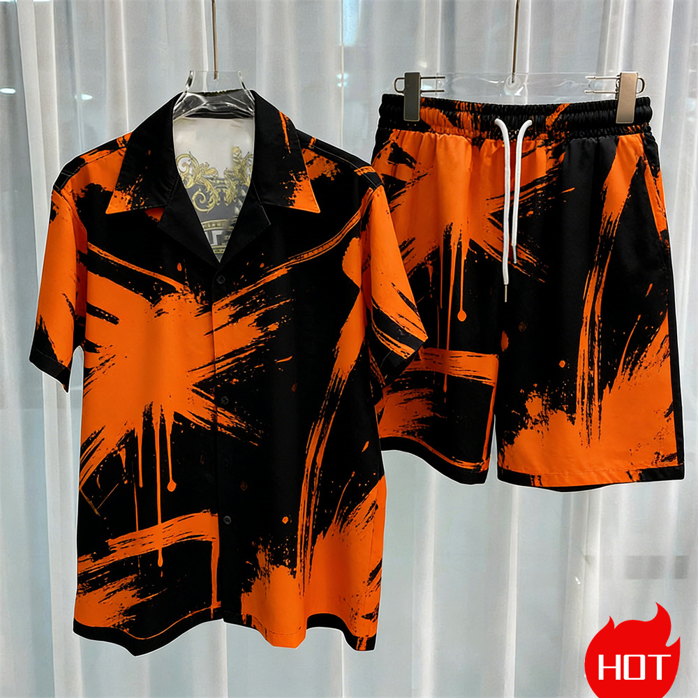 Setelan pria cetak digital, se - Summer Clothing Haul ulasan dan harga