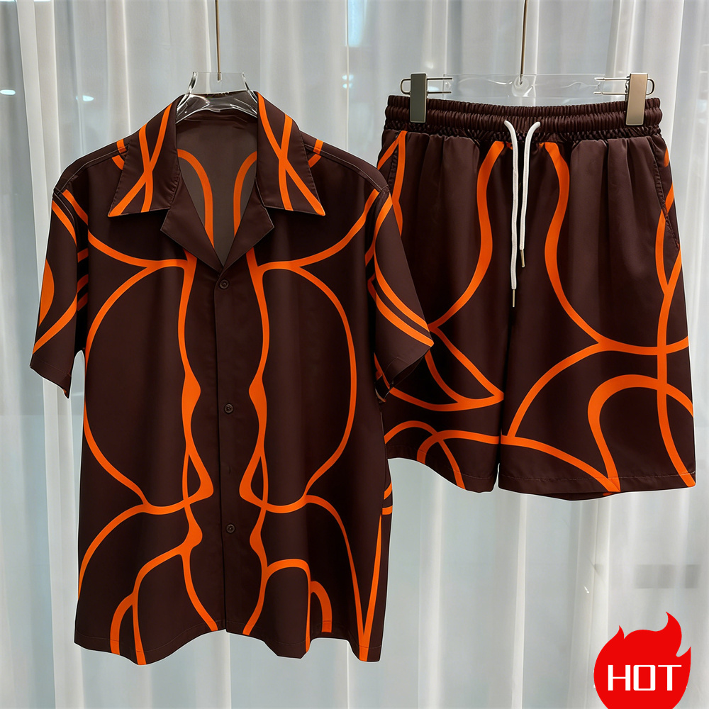 Setelan pria cetak digital, se - Summer Clothing Haul ulasan dan harga