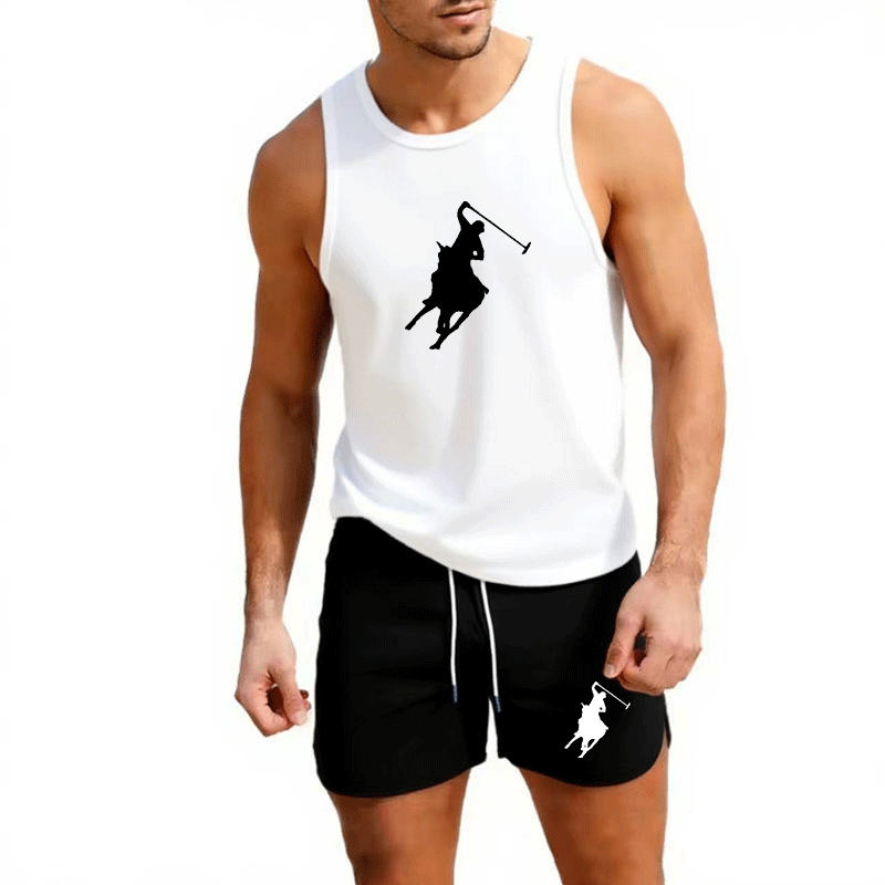 Set Rompi dan Celana Pendek Mu - Summer Clothing Men ulasan dan harga