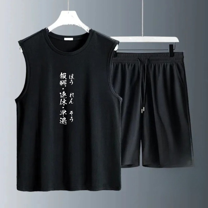 Set Tank Top Pria Musim Panas  - Summer Clothing Men ulasan dan harga