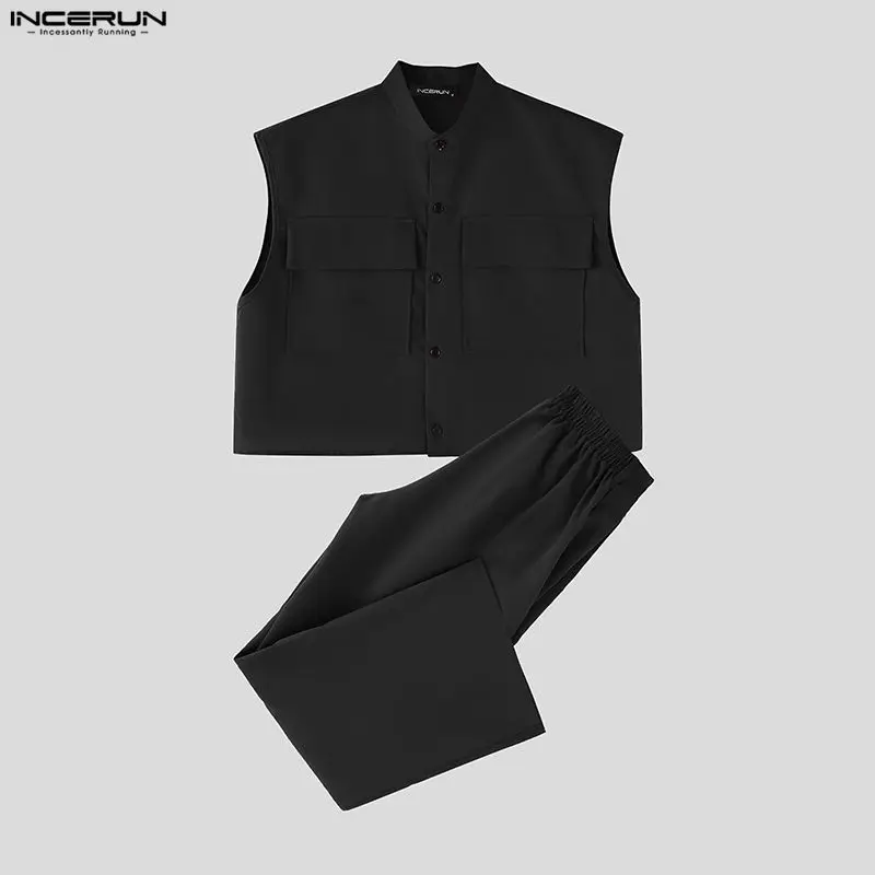 INCERUN Set Pria Atasan Crop T - Summer Clothing Haul ulasan dan harga