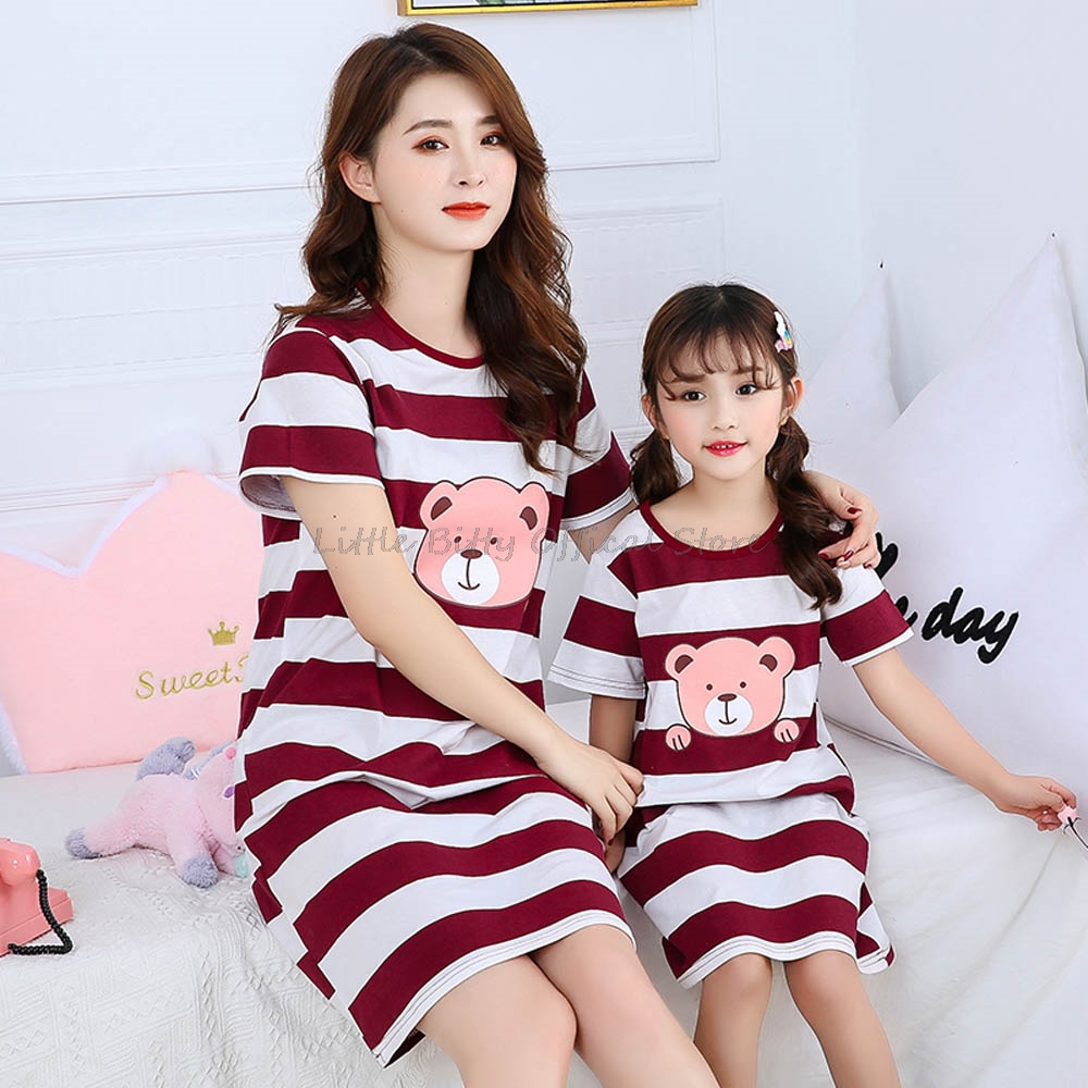 Gaun malam anak perempuan ibu  - Summer Clothing Teens ulasan dan harga