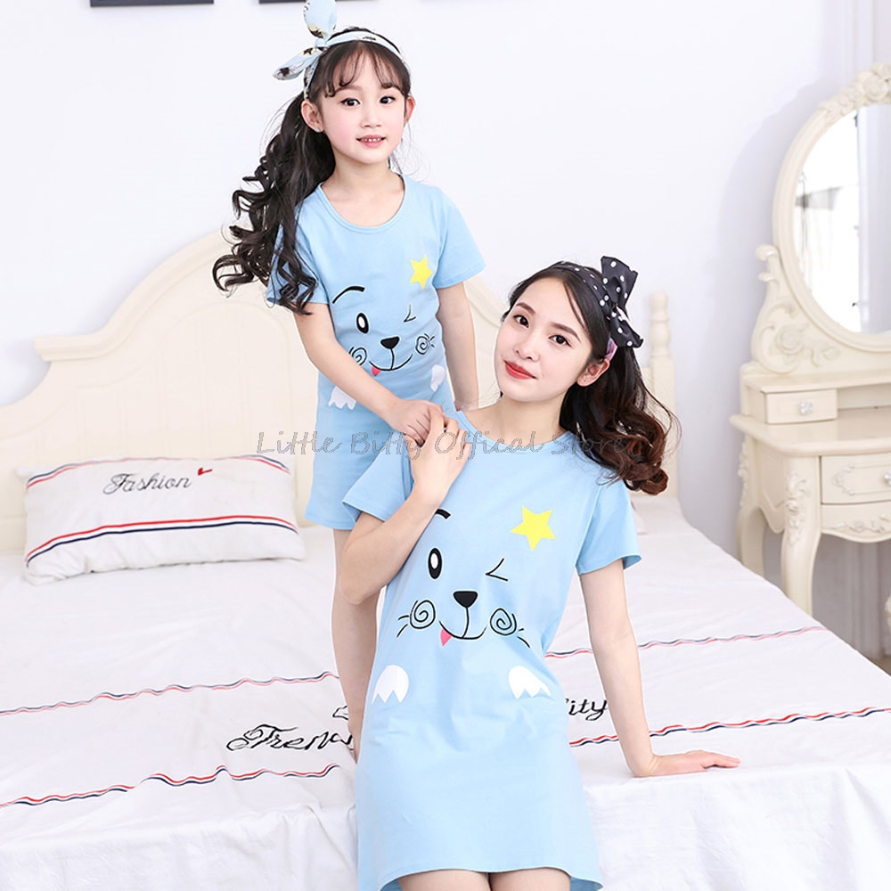 Gaun malam anak perempuan ibu  - Summer Clothing Teens ulasan dan harga