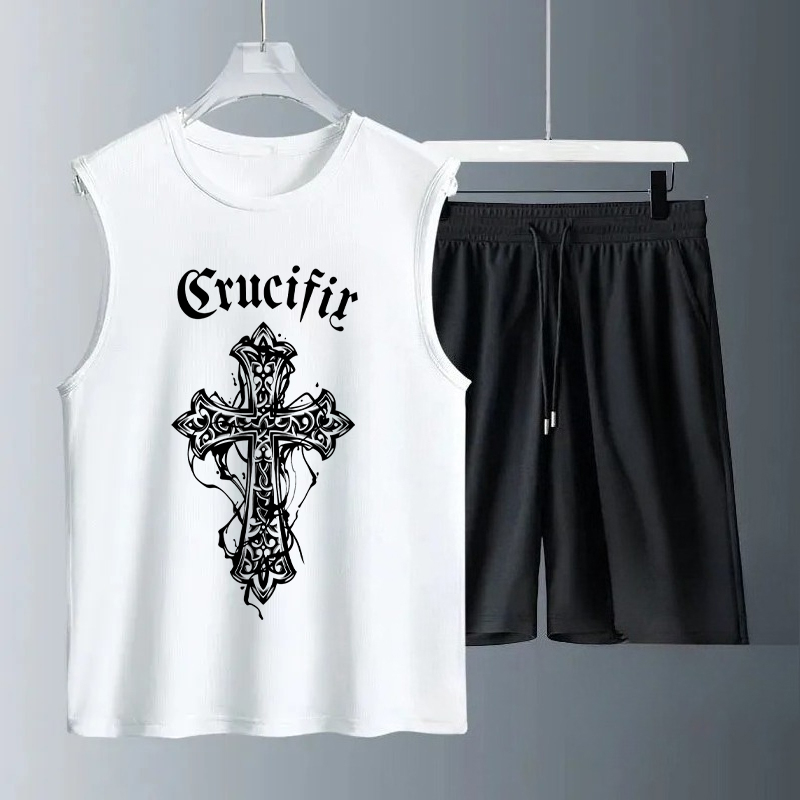 Set Tank Top Pria Musim Panas  - Summer Clothing Men ulasan dan harga