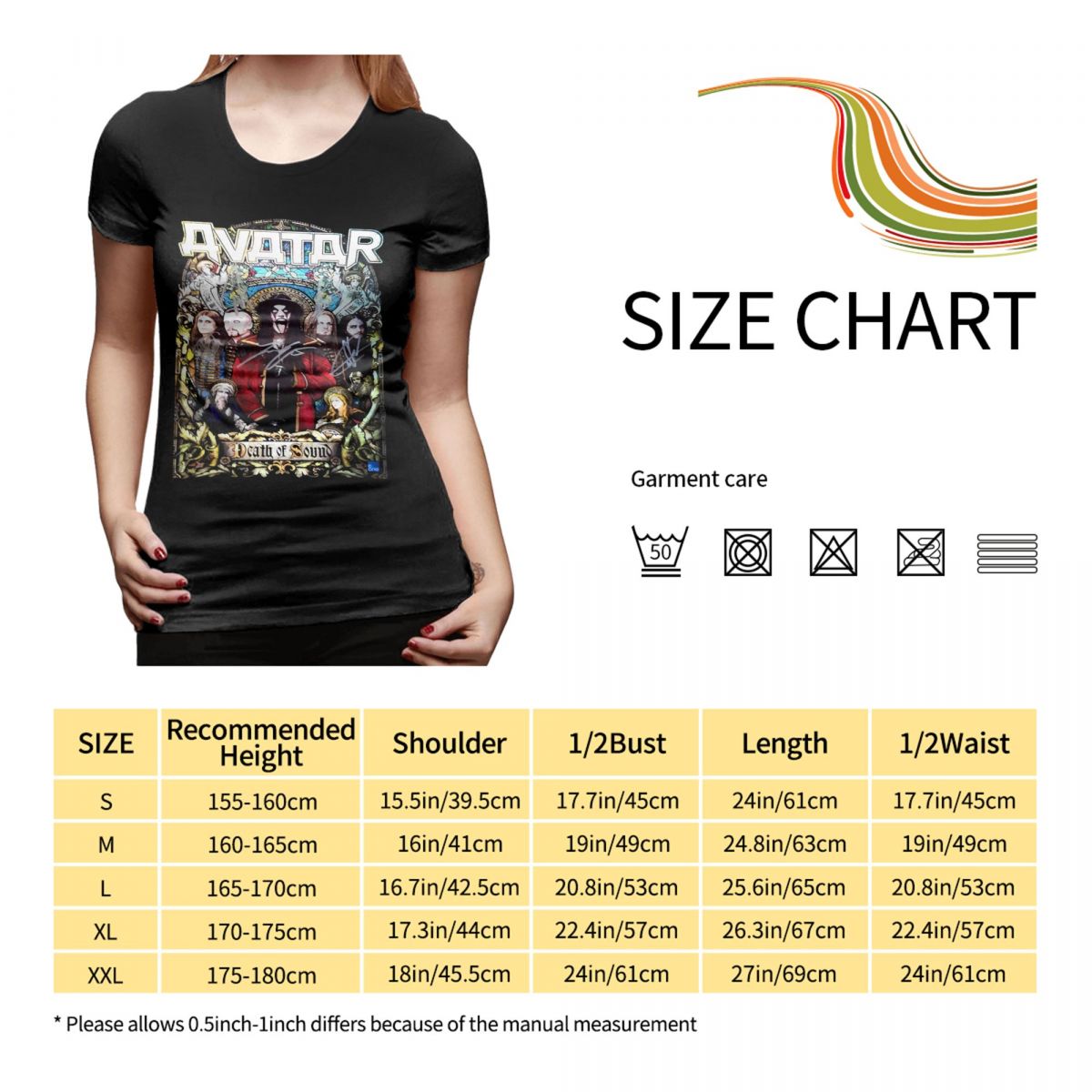 Kaos Wanita Avatar Band Kualit - Summer Clothing Essentials Women ulasan dan harga