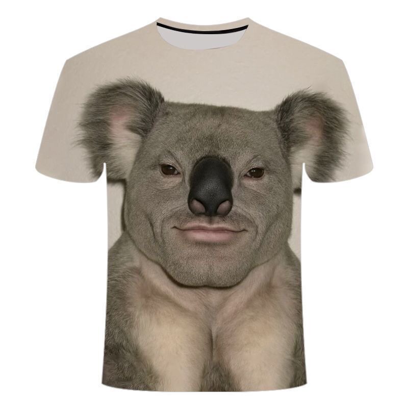 Kaus Gambar 3D Monyet Meme Luc - Summer Clothing Teens ulasan dan harga