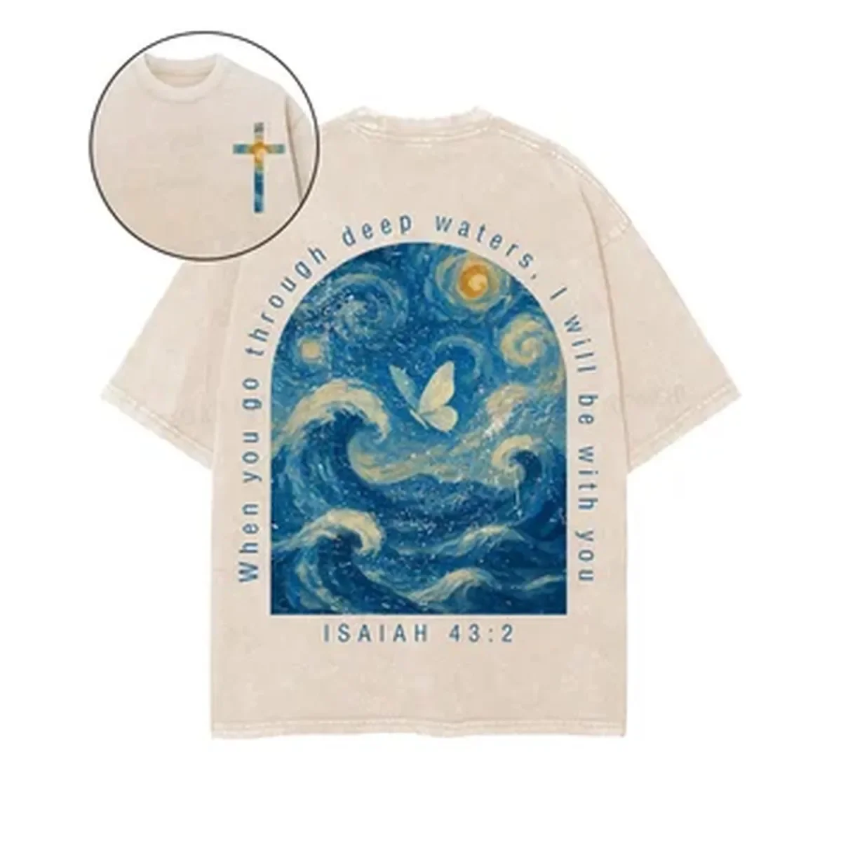 Kaos Cetak Seni Kupu-Kupu Paka - Summer Clothing Italy ulasan dan harga