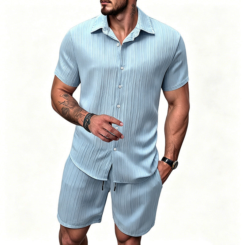 Setelan Kemeja Lengan Pendek K - Summer Clothing Haul ulasan dan harga