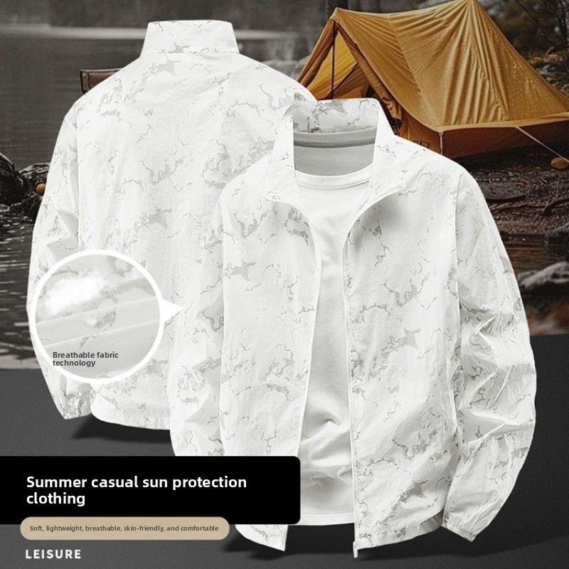 Jaket Pelindung Matahari Kerah - Summer Uv Clothing ulasan dan harga