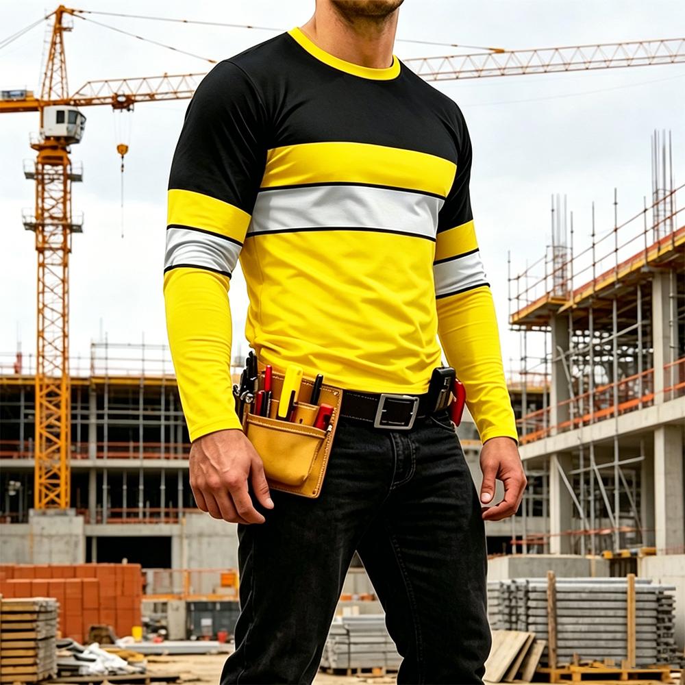 Seragam Kerja Bergaris Warna C - Summer Clothing Men ulasan dan harga
