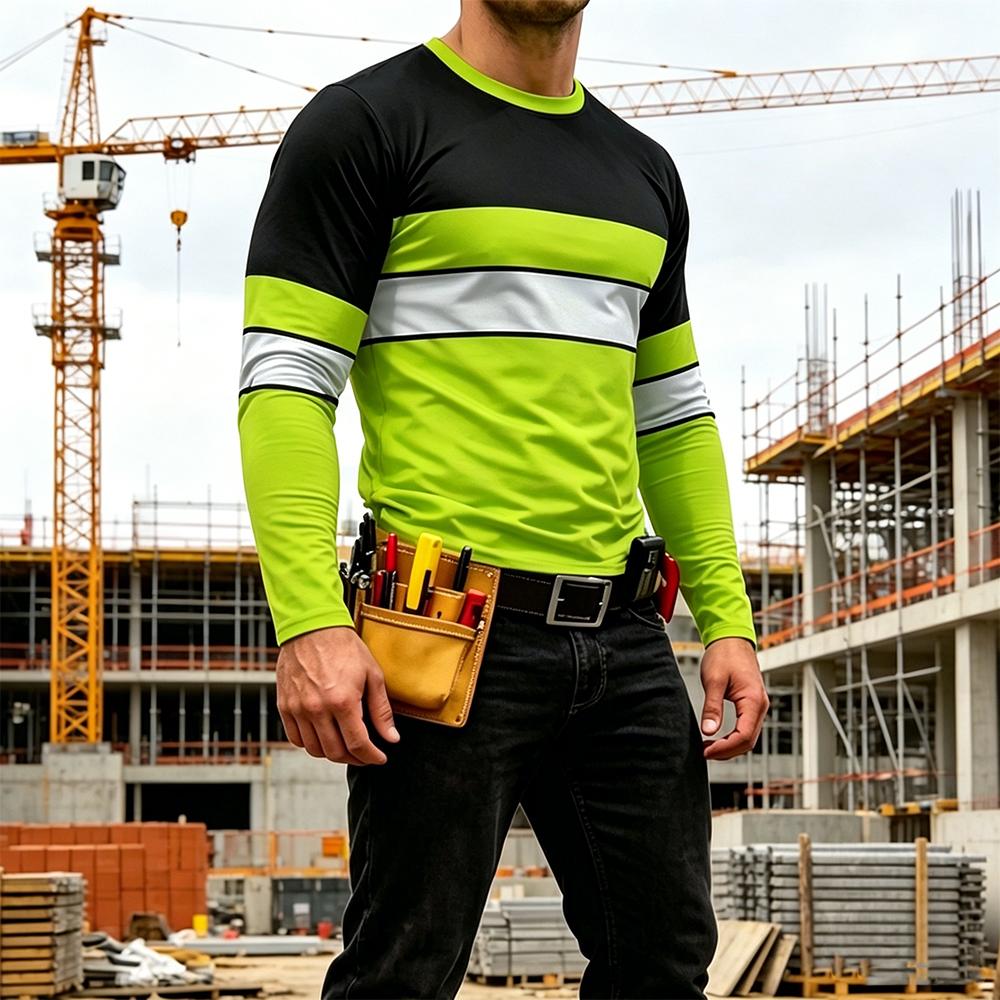 Seragam Kerja Bergaris Warna C - Summer Clothing Men ulasan dan harga