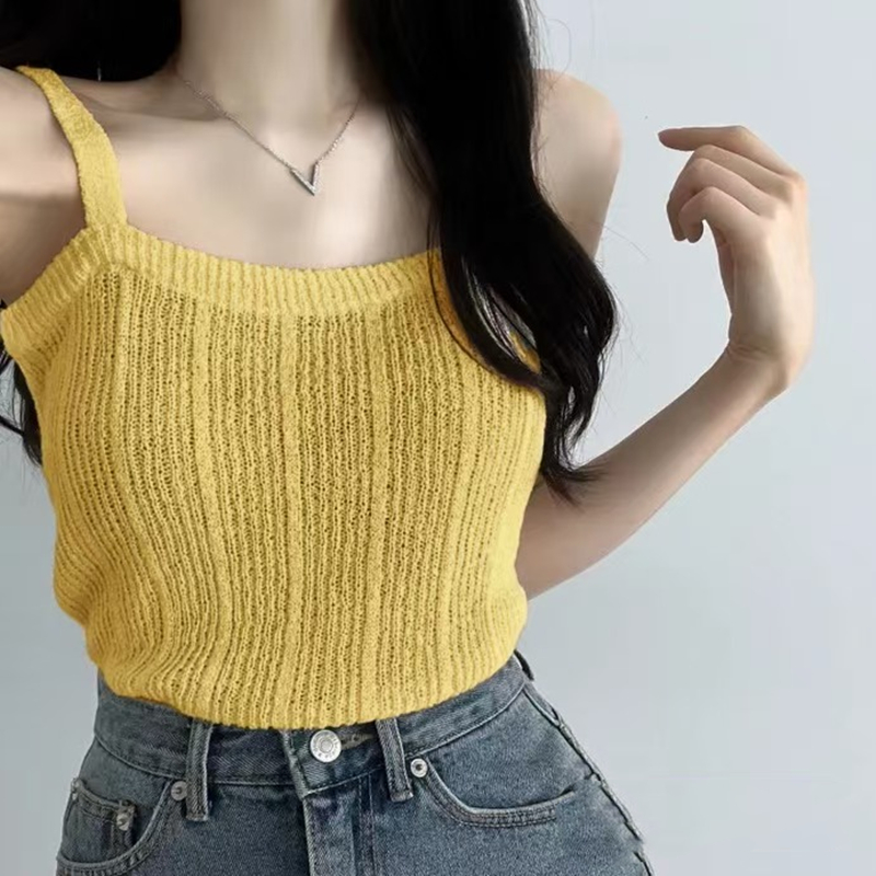 Atasan Cami Rajutan untuk Wani - Summer Clothing Teens ulasan dan harga